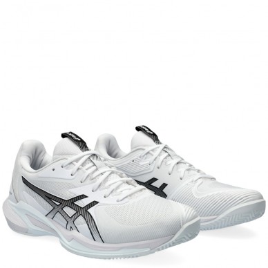 Asics Solution Speed FF 3 Clay white black heren 2024