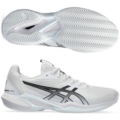 Asics Solution Speed FF 3 Clay white black heren 2024