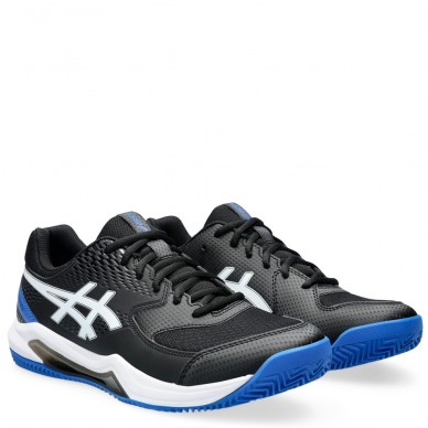 Asics Gel Dedicate 8 Clay black tuna blue heren 2024