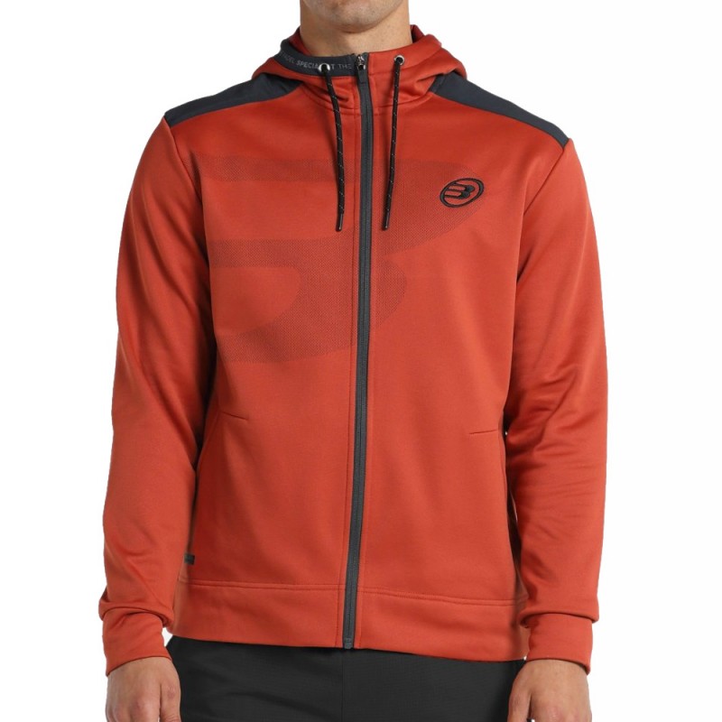 Bullpadel Unalo arcilla rode hoody Bullpadel Unalo arcilla rode hoody