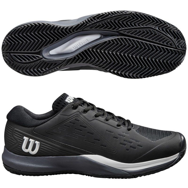 Wilson Rush Pro Ace Clay black ombre blue heren 2024 Wilson Rush Pro Ace Clay black ombre blue heren 2024