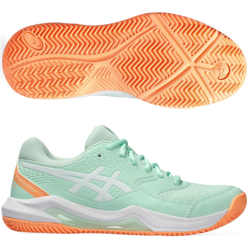 Asics Gel Dedicate 8 Padel mint tint white dames 2024