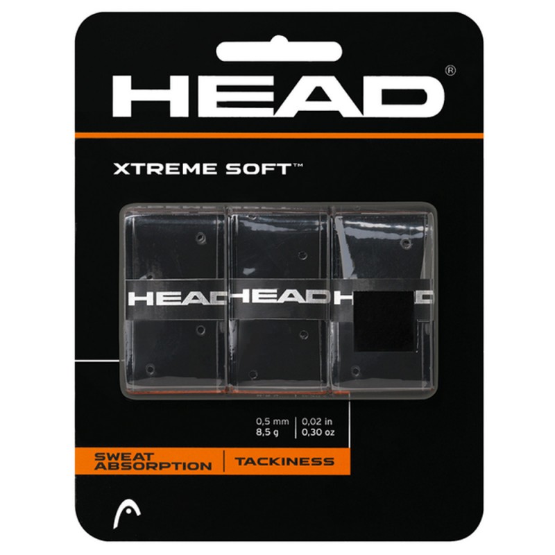 overgrips Head XtremeSoft zwart overgrips Head XtremeSoft zwart