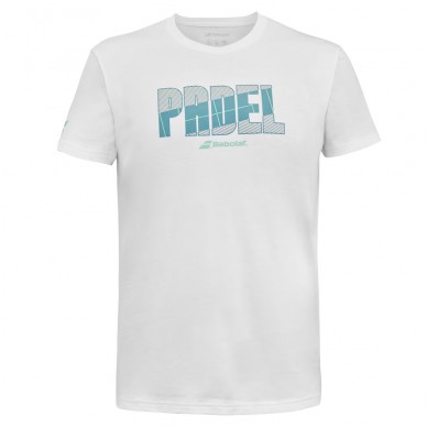 Babolat Cotton Tee men wit t-shirt