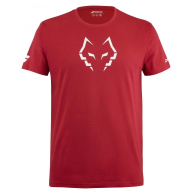 Babolat Cotton Tee Lebron rood t-shirt
