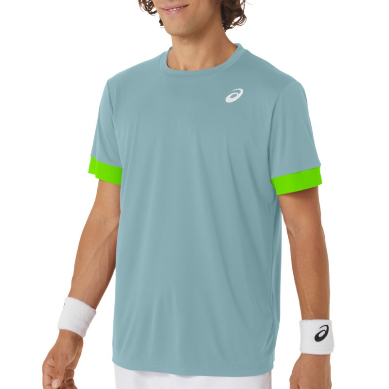 Asics Men Court SS Top turkooise tint T-shirt Asics Men Court SS Top turkooise tint T-shirt