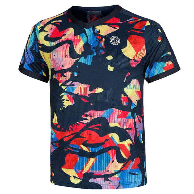Bidi Badu Wild Arts V-Neck multicolored T-shirt Bidi Badu Wild Arts V-Neck multicolored T-shirt