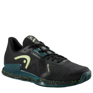 Head Sprint Pro 3.5 Clay black forest green heren 2024