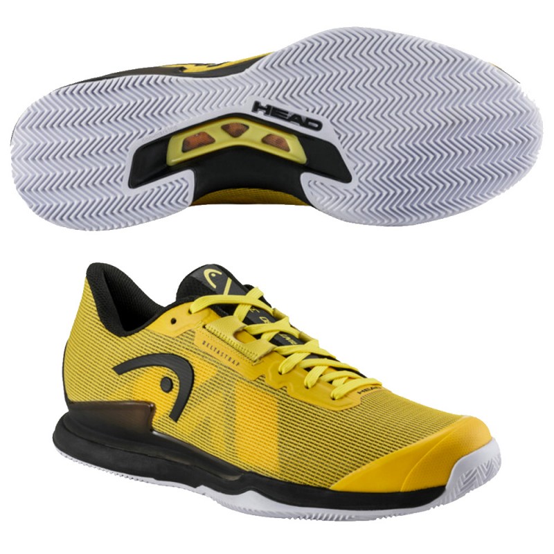 Head Sprint Pro 3.5 Clay banana black heren 2024 Head Sprint Pro 3.5 Clay banana black heren 2024