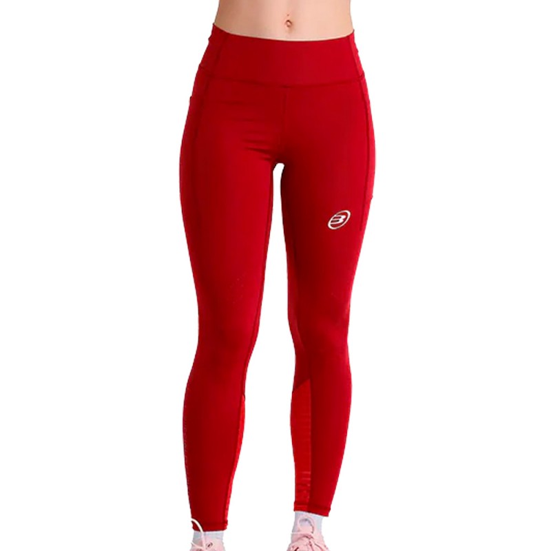 Bullpadel Erais kersenrode leggings Bullpadel Erais kersenrode leggings