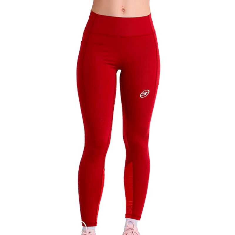 Bullpadel Erais kersenrode leggings