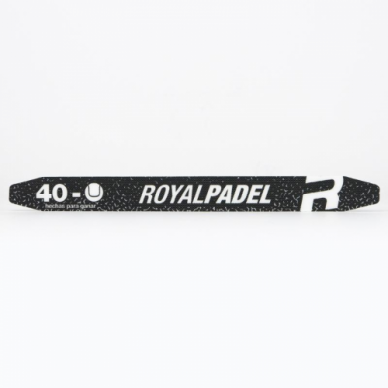 beschermend Royal Padel Zwart Witte Letters