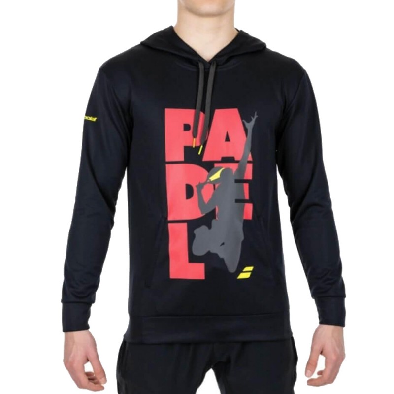 Babolat Padel Hood zwart hoody Babolat Padel Hood zwart hoody