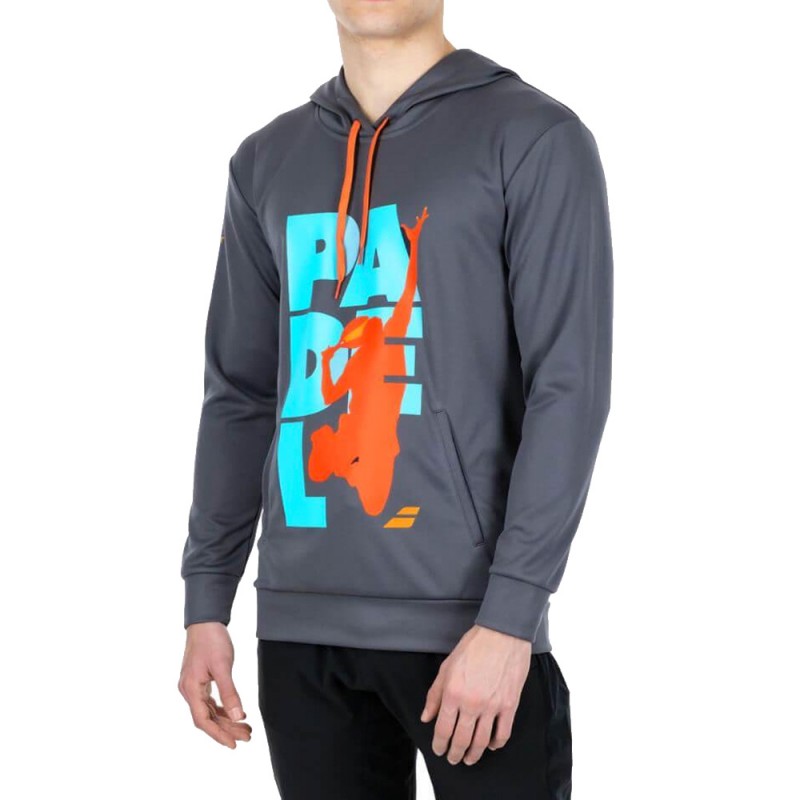 Babolat Padel Hood grijze hoody Babolat Padel Hood grijze hoody