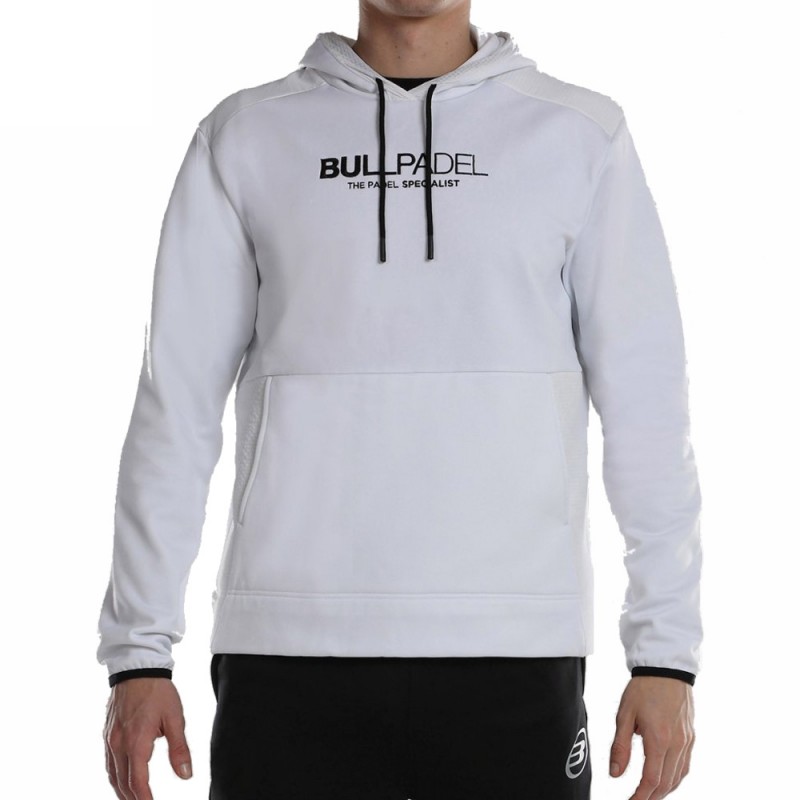 Bullpadel Yambo 23I witte hoodie Bullpadel Yambo 23I witte hoodie