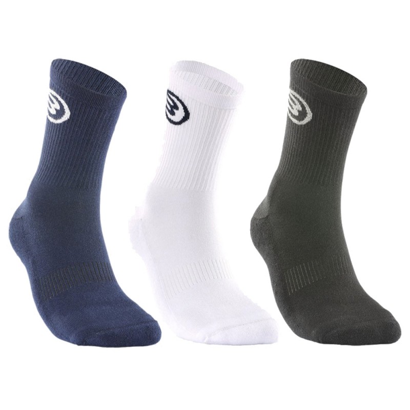 Bullpadel sokken BP2409 pack 3 kleuren Bullpadel sokken BP2409 pack 3 kleuren