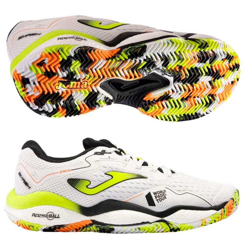 Joma Smash 2302 white fluor yellow heren 2024 Joma Smash 2302 white fluor yellow heren 2024