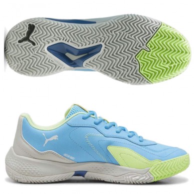 Puma NOVA Smash luminous blue white glacial gray heren 2024