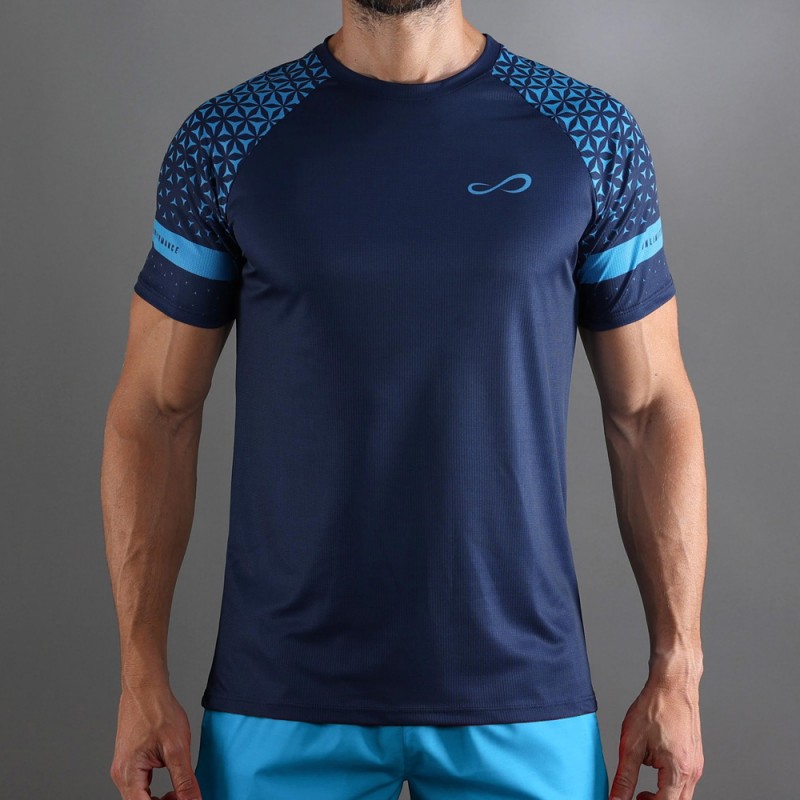 Endless Feisty Geo blauwe T-shirt Endless Feisty Geo blauwe T-shirt