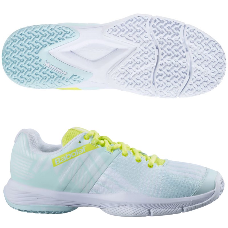 Babolat Sensa Women blue sulphur spring dames 2024 Babolat Sensa Women blue sulphur spring dames 2024