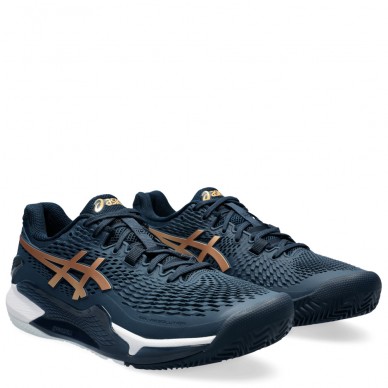 Asics Gel Resolution 9 Clay french blue pure gold heren 2024