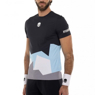 Hydrogen Mountains Tech blauwe grijze t-shirt