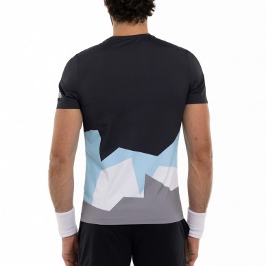 Hydrogen Mountains Tech blauwe grijze t-shirt