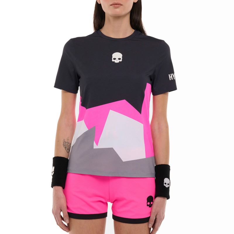 Hydrogen Mountains Tech blauw roze tank top Hydrogen Mountains Tech blauw roze tank top