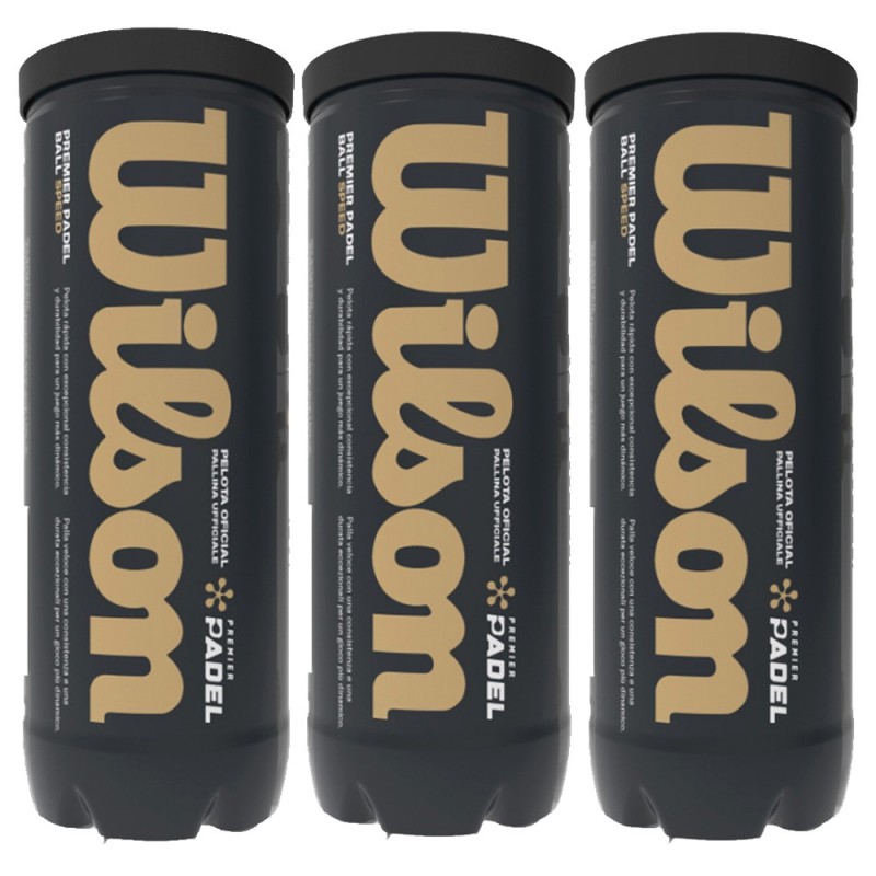 Wilson pack 3 Premier Padel Speed x 3x3 Stucks Wilson pack 3 Premier Padel Speed x 3x3 Stucks