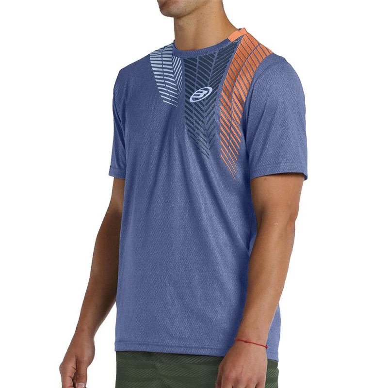 Bullpadel Liria intens blauw vigore t-shirt Bullpadel Liria intens blauw vigore t-shirt