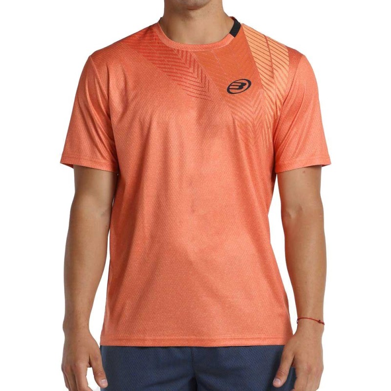 Bullpadel Liria oranje vigore t-shirt Bullpadel Liria oranje vigore t-shirt
