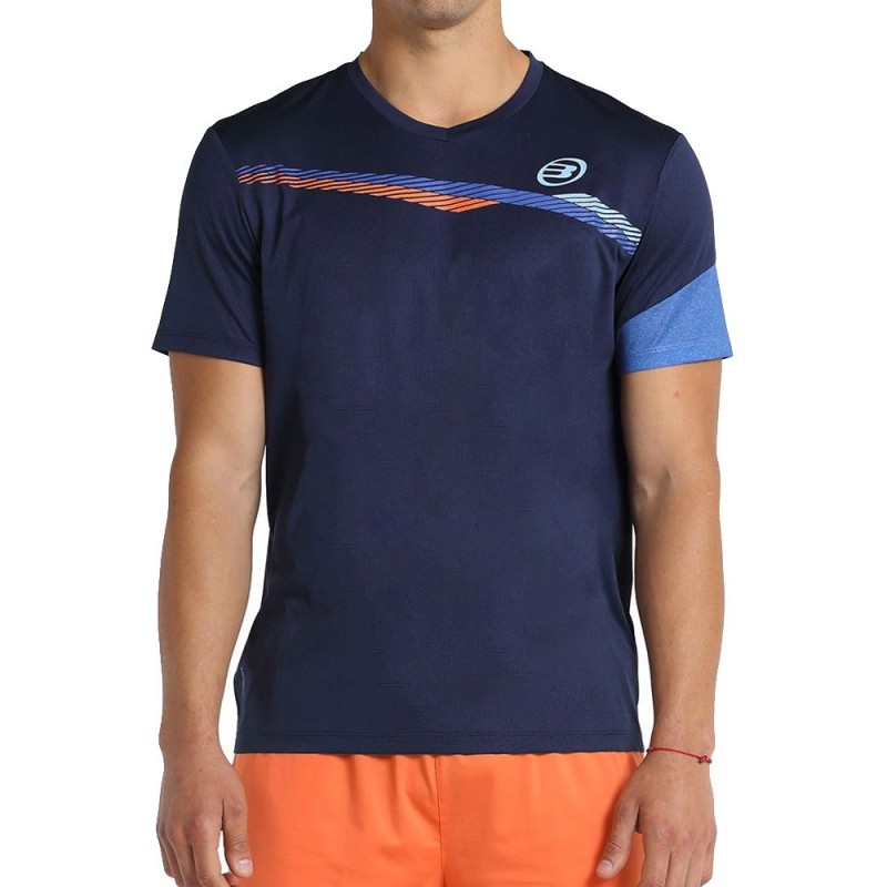 Bullpadel Letra blauw marine vigore t-shirt