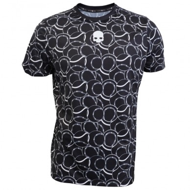 Hydrogen Allover Tennis Tech zwart t-shirt