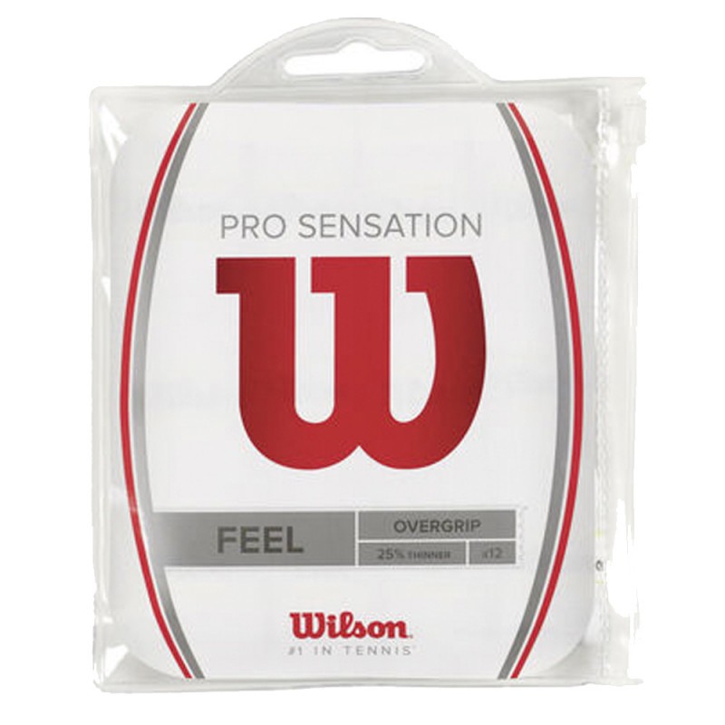 Wilson overgrips Feel 12PK wit Wilson overgrips Feel 12PK wit
