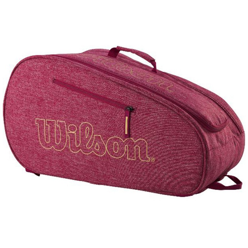 Wilson padeltas Team Padel Bag rood crème 2024 Wilson padeltas Team Padel Bag rood crème 2024