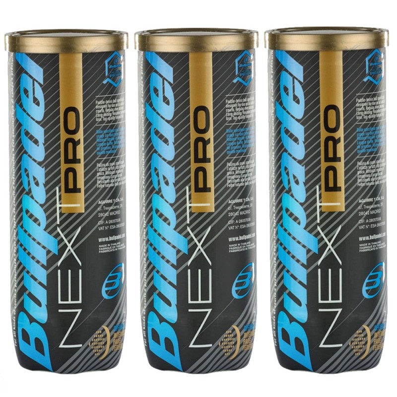 Pack 3 Bullpadel FIP Next Pro 3x3 Stucks Pack 3 Bullpadel FIP Next Pro 3x3 Stucks