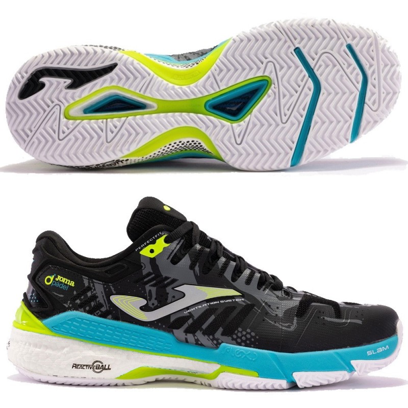 Joma Slam Men 2401 black blue heren 2024 Joma Slam Men 2401 black blue heren 2024