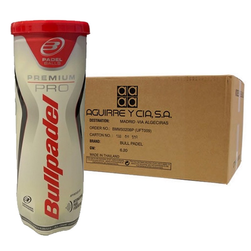 Bullpadel Premium Ball Box 24 X 3 stuks Bullpadel Premium Ball Box 24 X 3 stuks