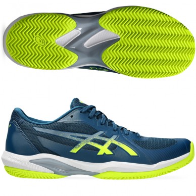 Asics Solution Swift FF 2 Clay mako blau geel heren 2024