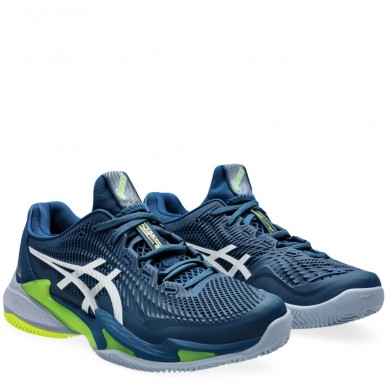 Asics Court FF 3 Clay mako blue white heren 2024