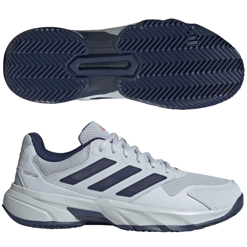 Adidas Courtjam Control M Clay halo blue heren 2024 Adidas Courtjam Control M Clay halo blue heren 2024