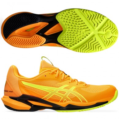 Asics Solution Speed FF 3 Padel sstadium orange safety yellow heren 2024