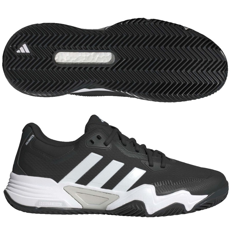 Adidas Solematch Control 2 M Boost Clay core black heren 2024 Adidas Solematch Control 2 M Boost Clay core black heren 2024
