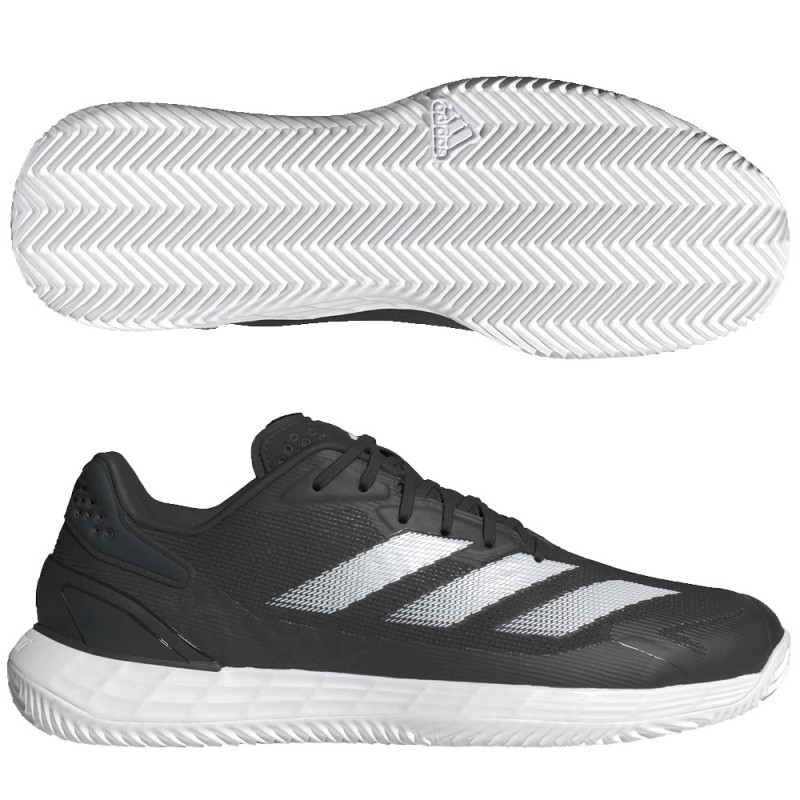 Adidas Defiant Speed 2 M Clay core black heren 2024 Adidas Defiant Speed 2 M Clay core black heren 2024
