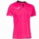 Joma Ranking roze fluor zwarte t-shirt