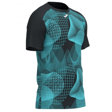 Joma Challenge zwart turquoise t-shirt