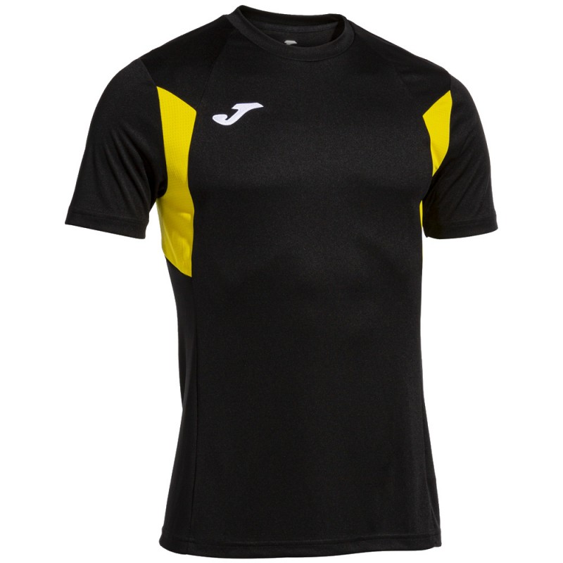 Joma Winner III zwart geel t-shirt Joma Winner III zwart geel t-shirt