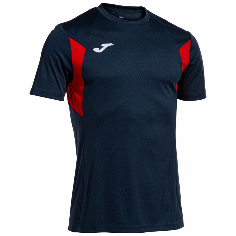 Joma Winner III marineblauw rood t-shirt Joma Winner III marineblauw rood t-shirt