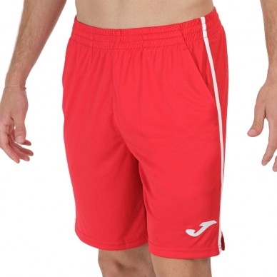 Joma Open III rood wit short