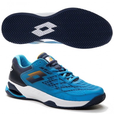 Lotto Mirage 100 Clay ocean blue 2024 padelschoenen